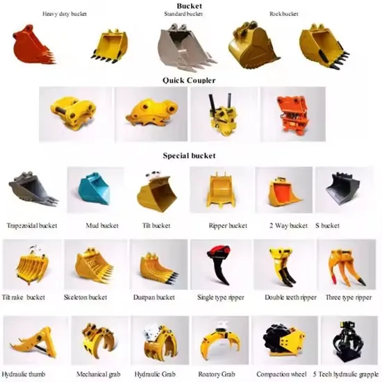 Construction Machine Low Price Excavator Bucket Spare Parts for Volvo Ec55