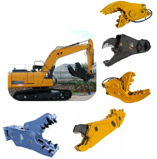 Volvo /Caterpillar/ Komatsu/Doosan/Hitachi/ Sumitomo /Jcb/Liebherr/Case CE/Excavator Grapple/Pulverizer/ Shearcompactor/Crusher/Screener/Sleeper Changer/Bucket