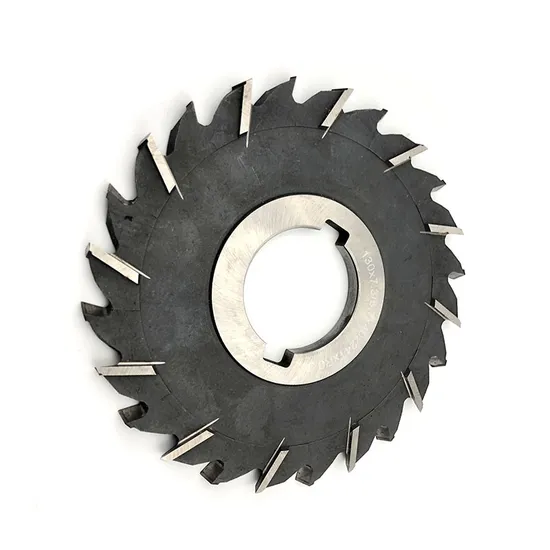 Customized Staggered Teeth Side and Face Milling Cutter Mechanical Processing Grooving 