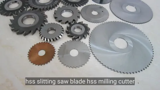 Kanzo HSS Side and Face Milling Cutter with Straight Teeth 