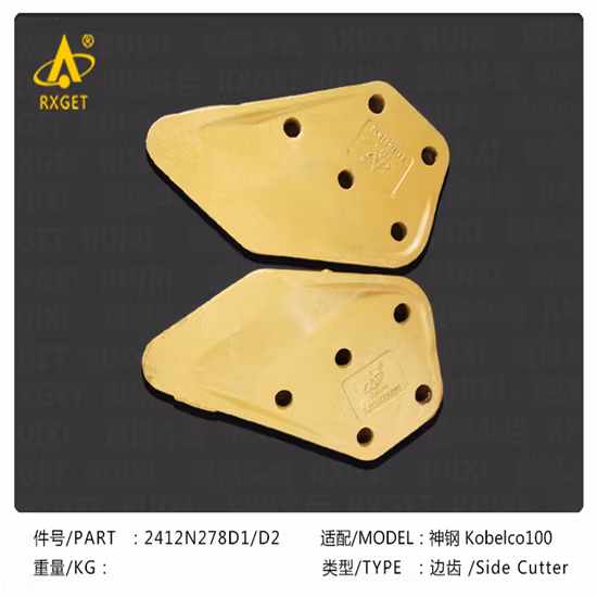 Standard Bucket Tooth for Kobelco Spare Parts Sk200 Bucket Teeth